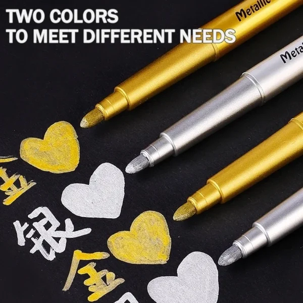 Metallic Permanent Marker Pens