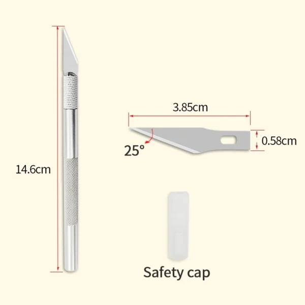 my-11134207-820l7-moutye0lrbiaf8 Stainless Steel Precision Craft Knife