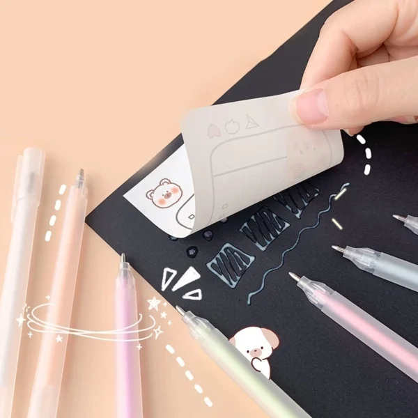 my-11134207-820l7-mp1x9y9n3eo153 Pastel Gel Ink Pen Set