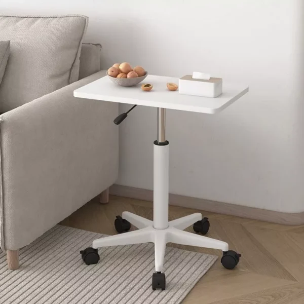 Height Adjustable Mobile Side Table