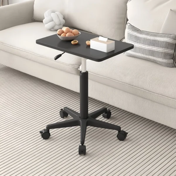 Height Adjustable Mobile Side Table
