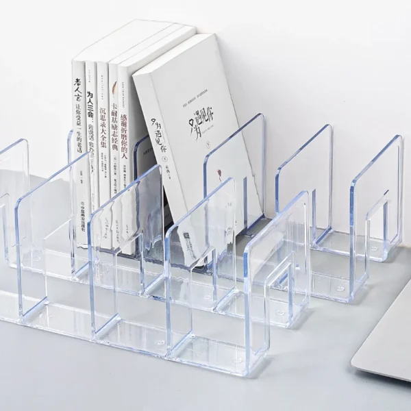Clear Acrylic Book Organizer