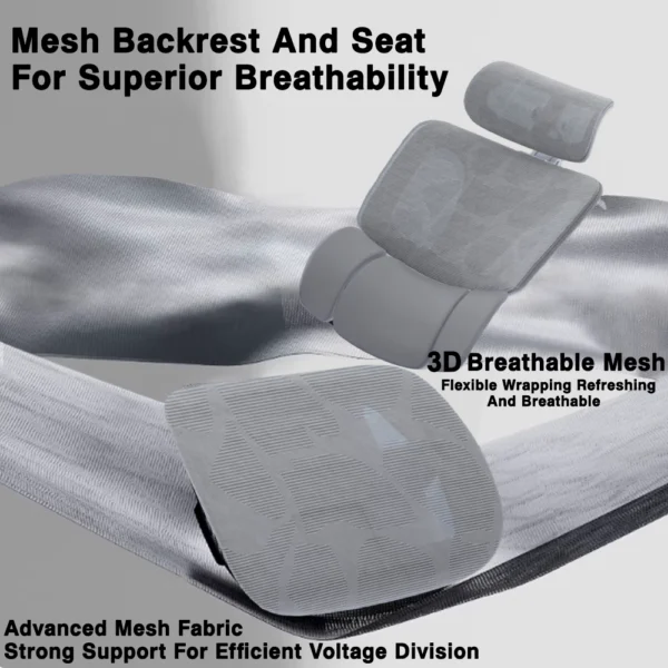 my-11134207-7rasf-m6glt02lk389f4 Premium Ergonomic Office Chair With Lumbar Support