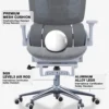 my-11134207-7rasg-m6glruiscz363a Premium Ergonomic Office Chair With Lumbar Support