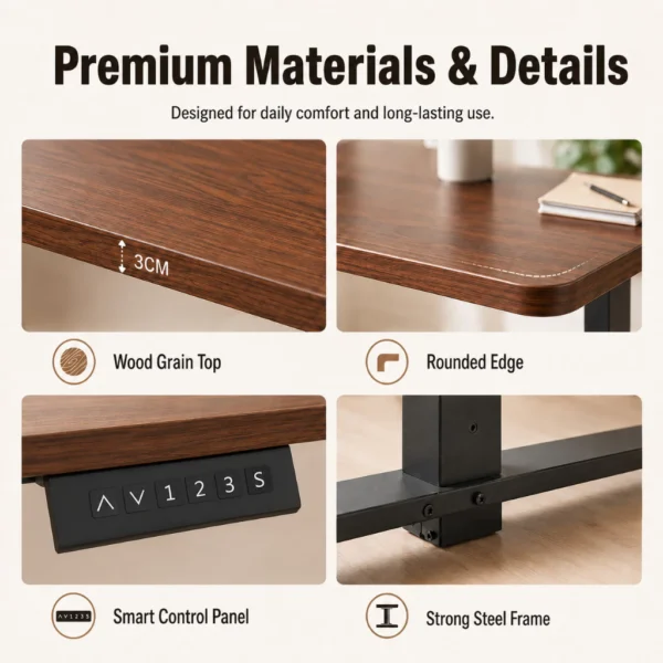 Electric Height Adjustable Standing Desk