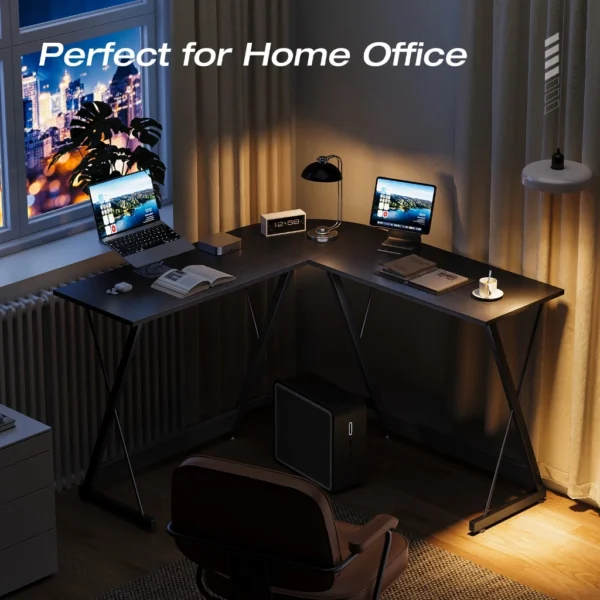 Corner L Shaped Spacious Working Desk