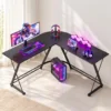 Corner L Shaped Spacious Working Desk