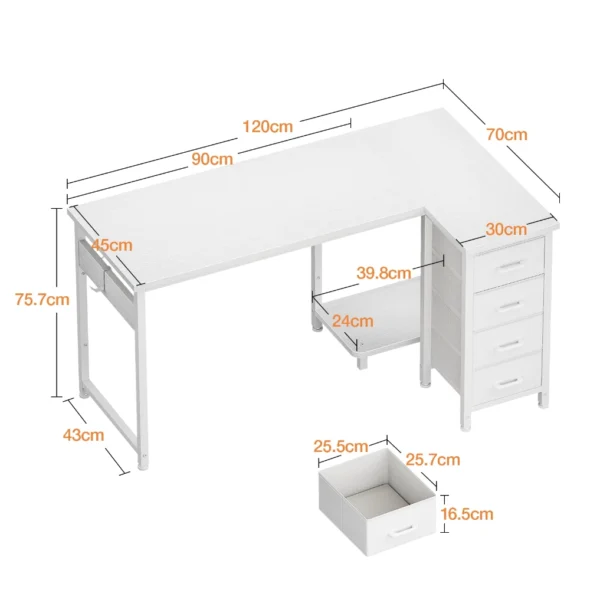 my-11134207-820lb-mt4znqzza3nr2b Computer Desk with Drawer Storage Cabinet