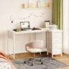my-11134207-820lc-mt4znhrxa0w6eb Computer Desk with Drawer Storage Cabinet