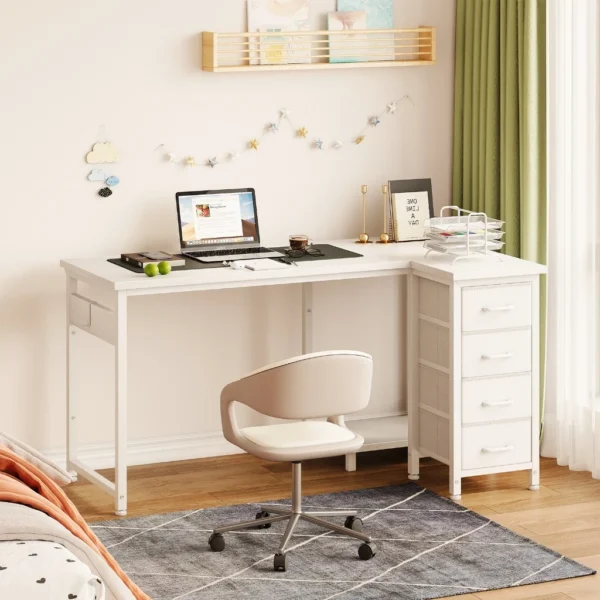 my-11134207-820lc-mt4znhrxa0w6eb Computer Desk with Drawer Storage Cabinet