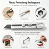 Heavy Duty Utility Knife with Metal Ruler