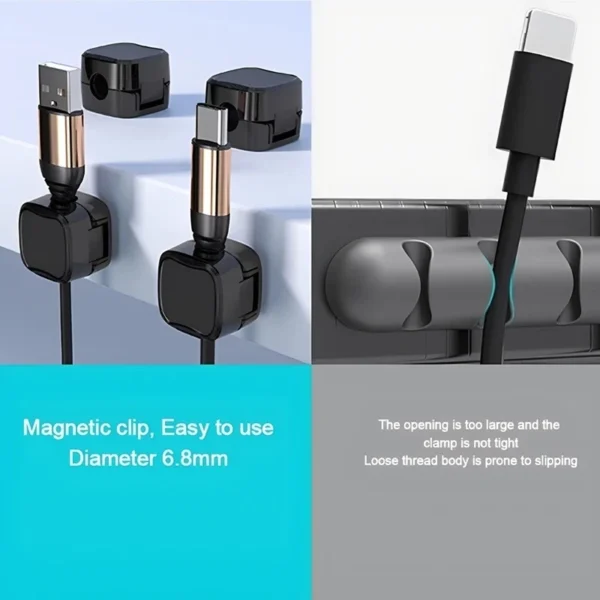 sg-11134201-7rdw1-m0lsvcuofq10c9 Self Adhesive Magnetic Cable Holder